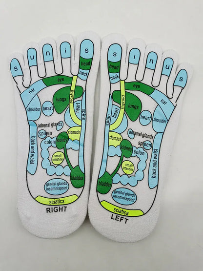 Massage Relieve Tired Feet Socks Acupressure Foot Massager Reflexology Socks Foot Point Sock Foot Point Tool Physiotherapy Sock – Medical Grade Compression Socks for Support Cerise Max