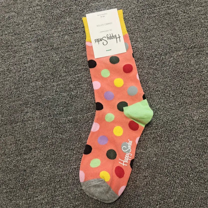 Mid-High Tube Trendy Socks Couple Cotton Sock – Romantic Socks for Couples & Special Moments Cerise Max