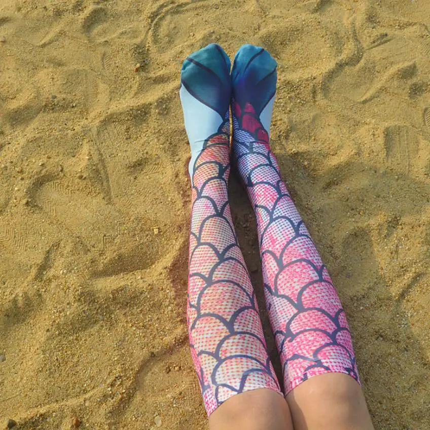 Mermaid Sock – Everyday Comfortable Casual Socks Cerise Max