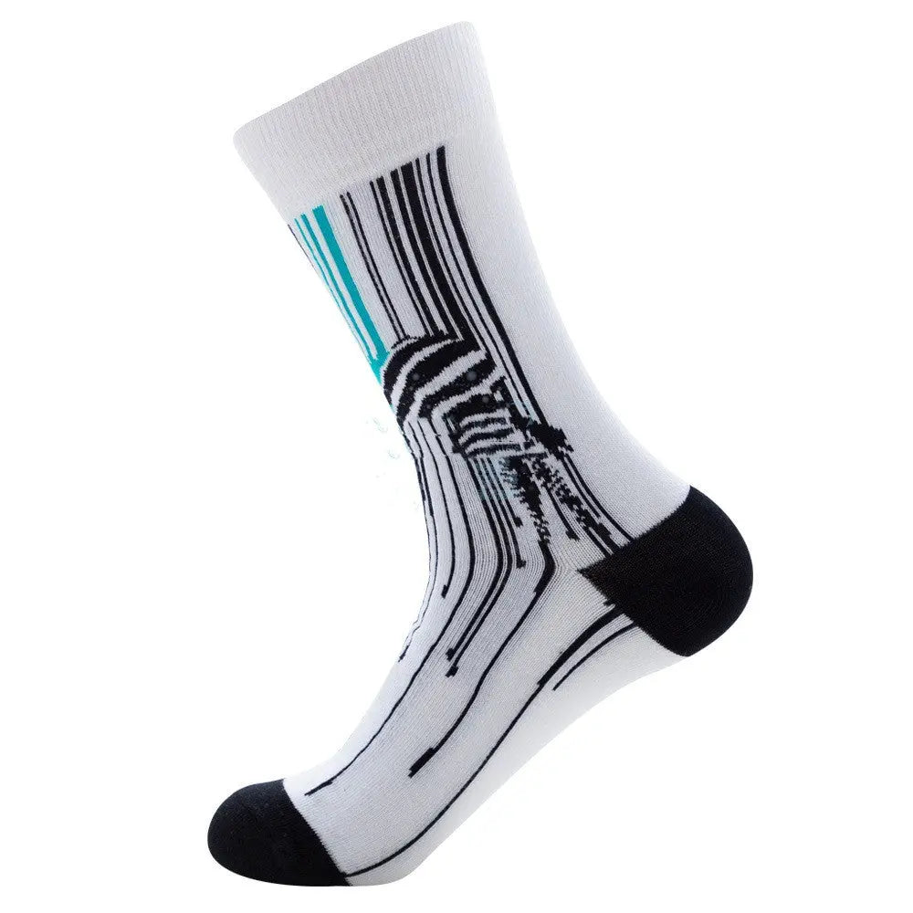 Medium sock personality female socks – Bold & Fun Statement Socks Cerise Max