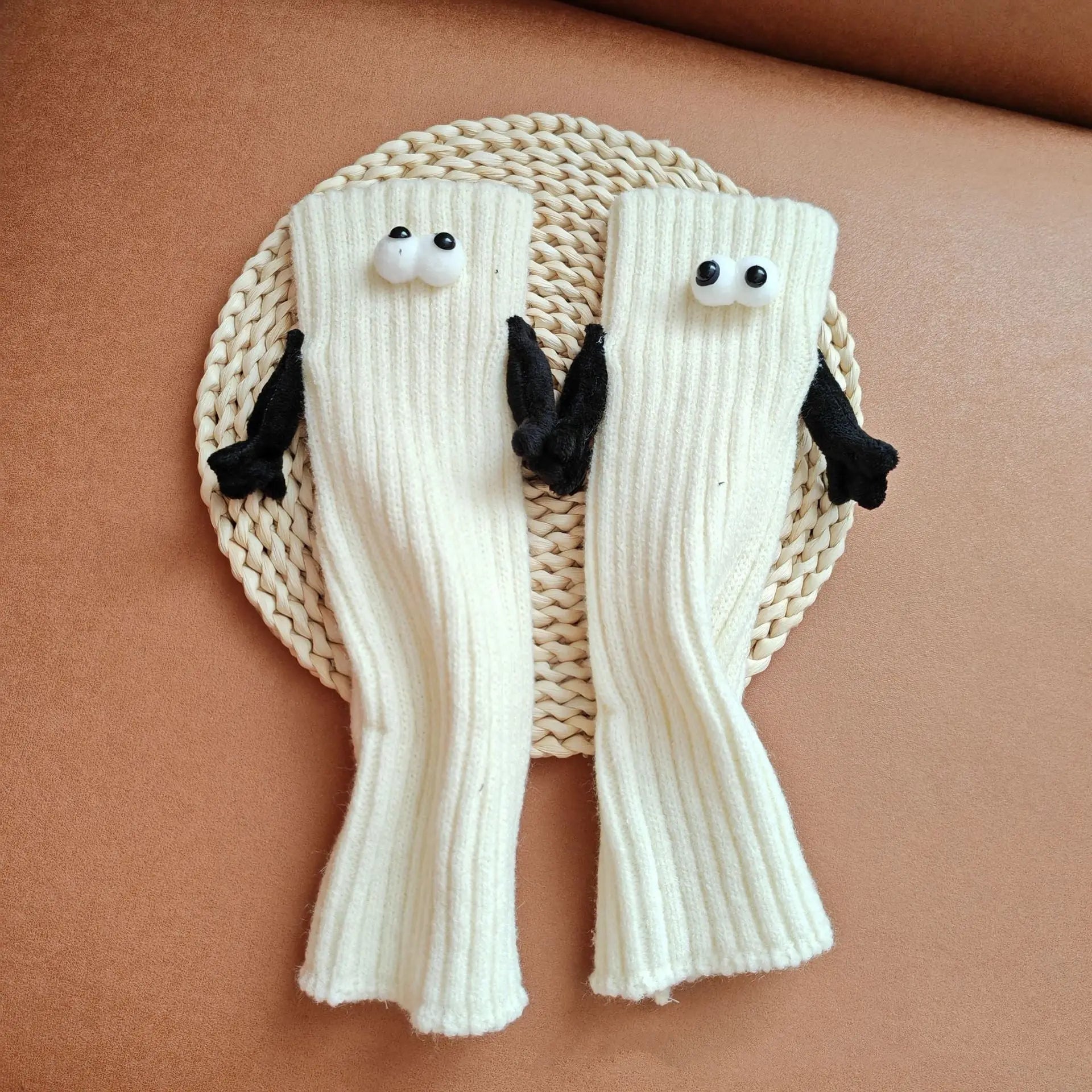 Couple Magnetic Handle Cute Pull Foot Foot Sock – Romantic Socks for Couples & Special Moments Cerise Max