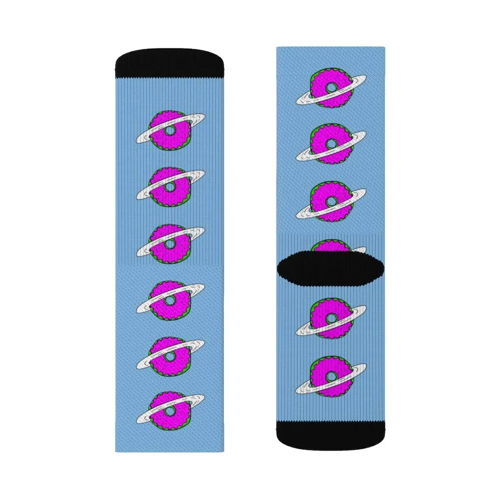 Space Donut's Socks – Premium Dress Socks for Office & Formal Wear Yellow Pandora