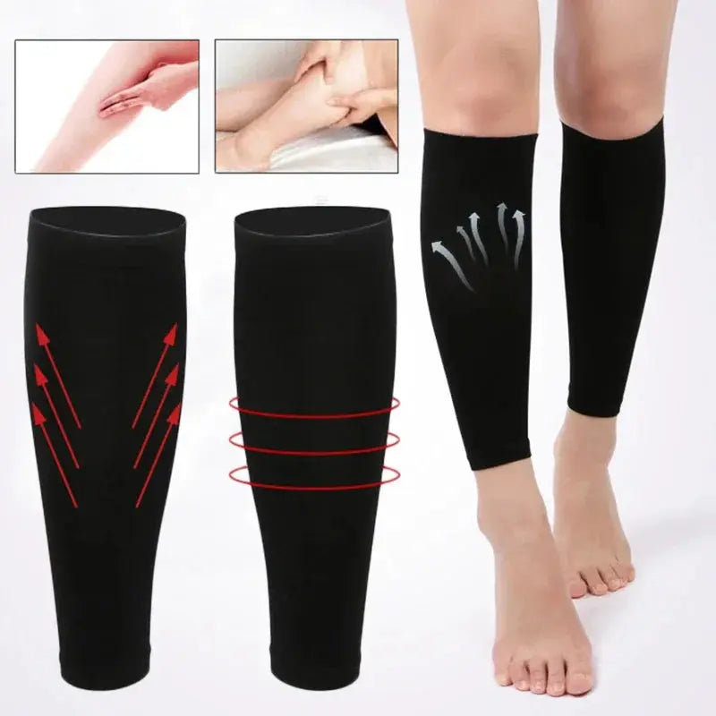 Elastic Knee High Stockings Calf Compression Stockings Varicose Veins Treat Shaping Graduated Pressure Medical Slim Socks – Medical Grade Compression Socks for Support Sockology