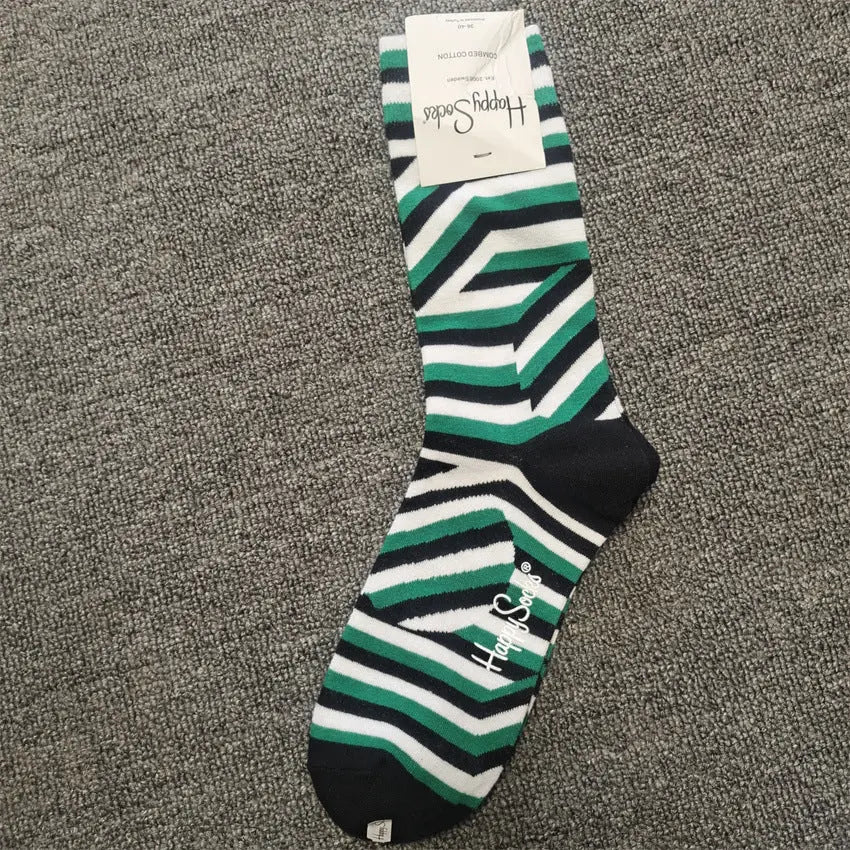 Mid-High Tube Trendy Socks Couple Cotton Sock – Romantic Socks for Couples & Special Moments Cerise Max