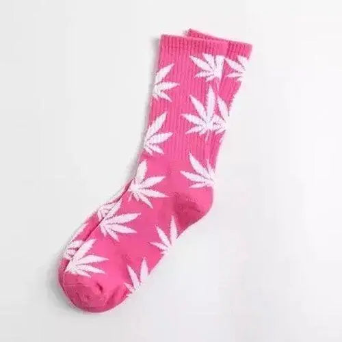 Hemp Leaf Socks – Everyday Comfortable Casual Socks Olive Asteria