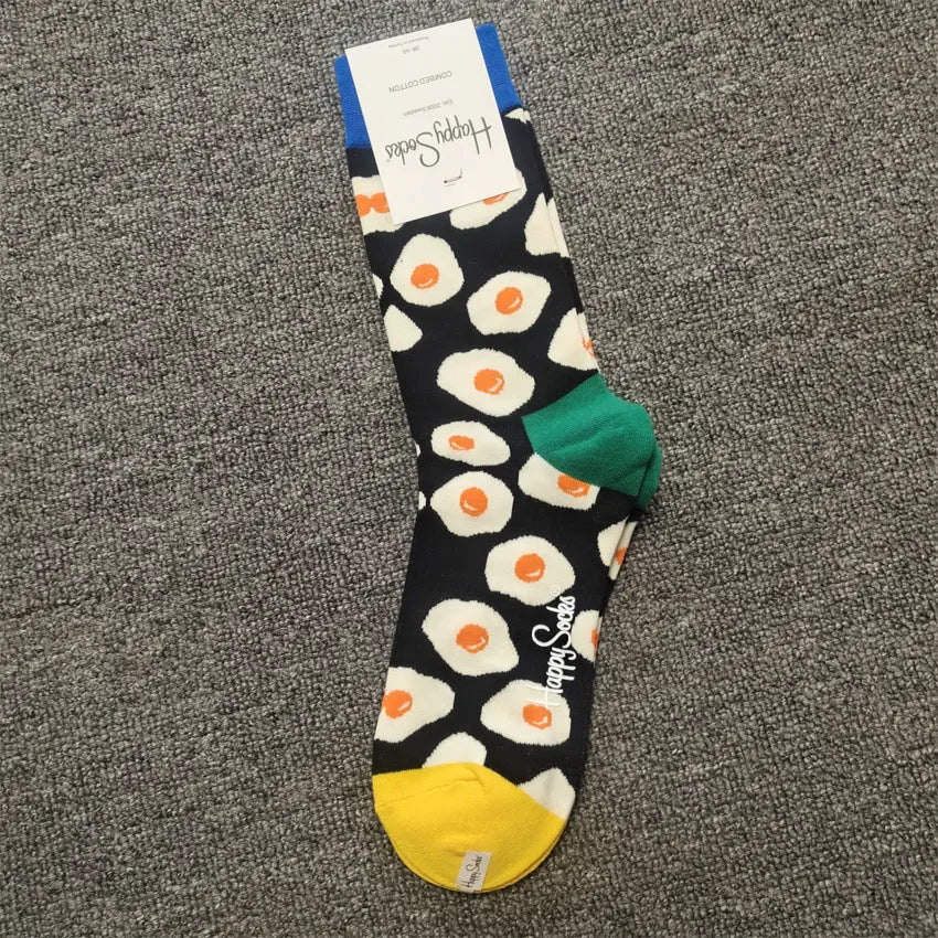 Mid-High Tube Trendy Socks Couple Cotton Sock – Romantic Socks for Couples & Special Moments Cerise Max