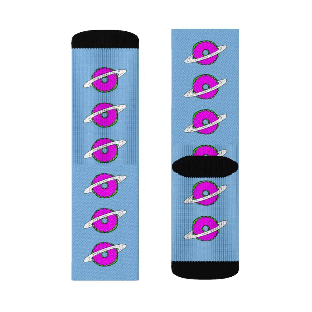 Space Donut's Socks – Premium Dress Socks for Office & Formal Wear Yellow Pandora