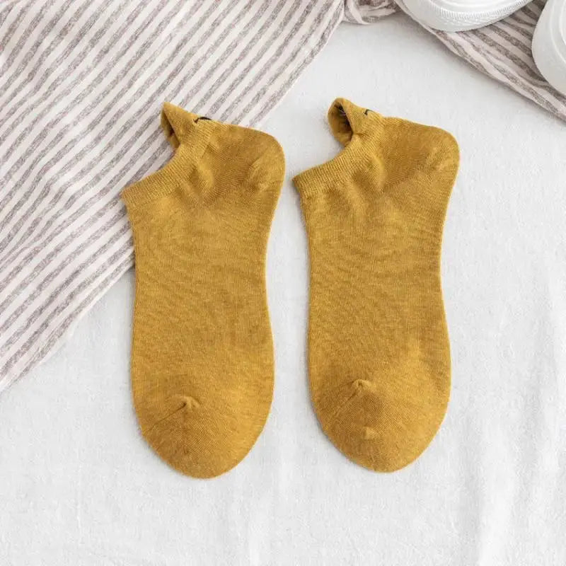 【No】Casual Funny Ankle Socks for Women - Fashion Novelty Design with Cute Embroidery Expressions – Bold & Fun Statement Socks Sockology