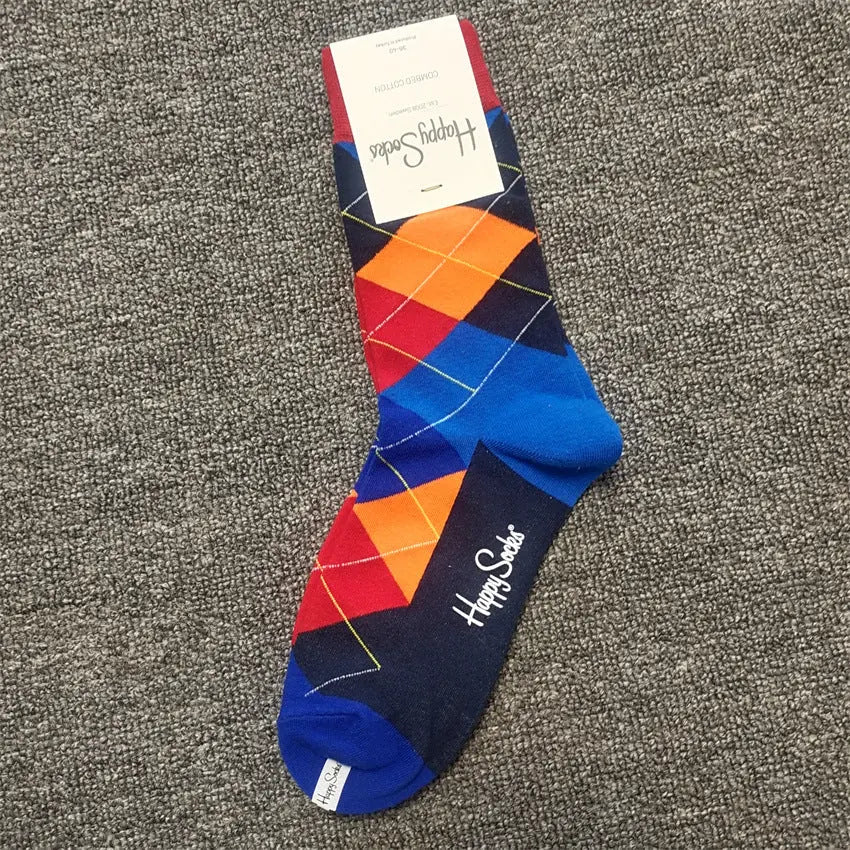 Mid-High Tube Trendy Socks Couple Cotton Sock – Romantic Socks for Couples & Special Moments Cerise Max