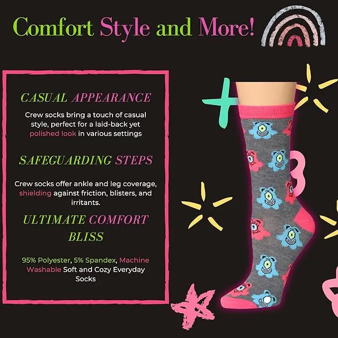 Pizza and Fries Burger Socks - 12 Pairs – Premium Dress Socks for Office & Formal Wear Maroon Menoetius