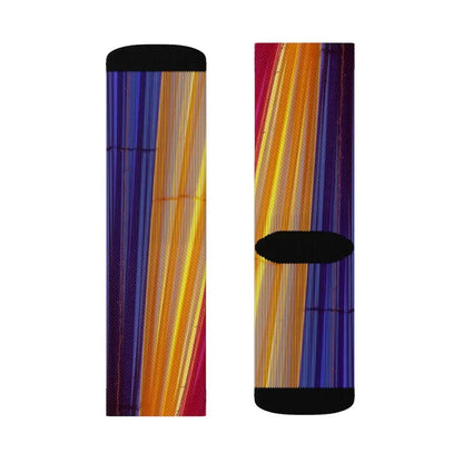 Colorful Striped Fun Novelty Socks Pink – Premium Dress Socks for Office & Formal Wear Yellow Pandora