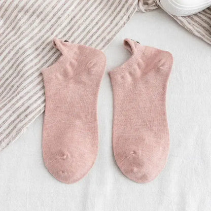 【No】Casual Funny Ankle Socks for Women - Fashion Novelty Design with Cute Embroidery Expressions – Bold & Fun Statement Socks Sockology