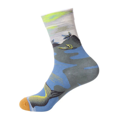 Renaissance Men And Women Mid-calf Spring And Autumn Cotton Sock – Bold & Fun Statement Socks Cerise Max