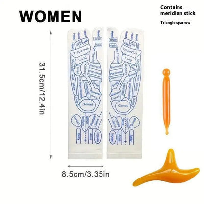 Massage Relieve Tired Feet Socks Acupressure Foot Massager Reflexology Socks Foot Point Sock Foot Point Tool Physiotherapy Sock – Medical Grade Compression Socks for Support Cerise Max