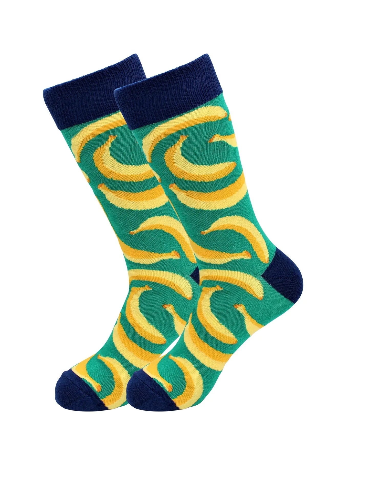 Sick Socks – Bananas – Favorite Foods Casual Dress Socks – Premium Dress Socks for Office & Formal Wear Fuchsia Thrace