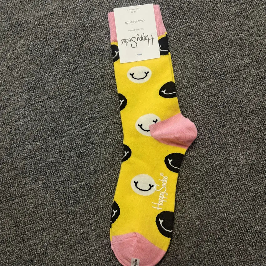 Mid-High Tube Trendy Socks Couple Cotton Sock – Romantic Socks for Couples & Special Moments Cerise Max