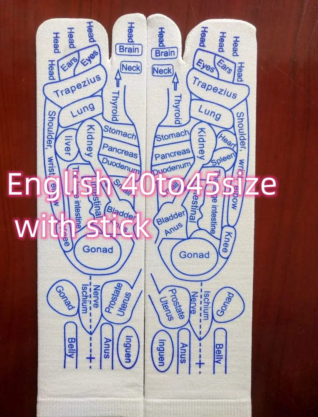 Massage Relieve Tired Feet Socks Acupressure Foot Massager Reflexology Socks Foot Point Sock Foot Point Tool Physiotherapy Sock – Medical Grade Compression Socks for Support Cerise Max