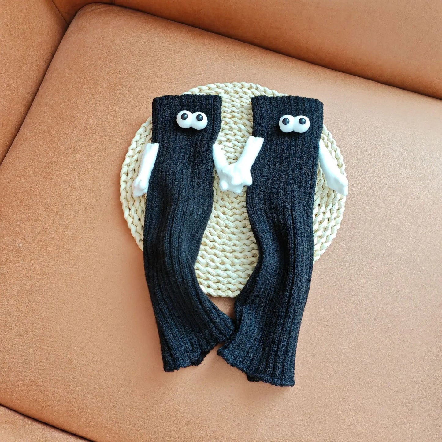 Couple Magnetic Handle Cute Pull Foot Foot Sock – Romantic Socks for Couples & Special Moments Cerise Max
