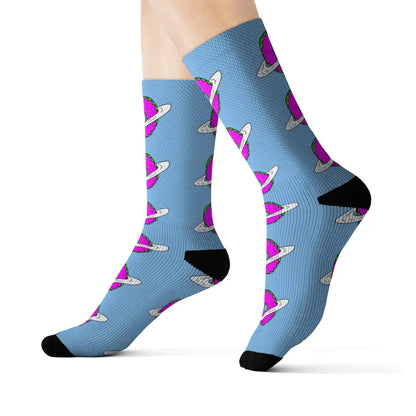 Space Donut's Socks – Premium Dress Socks for Office & Formal Wear Yellow Pandora